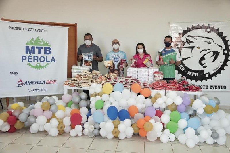 Arrecadação através do "Pedala Paraná" destinado a entidades em Pérola