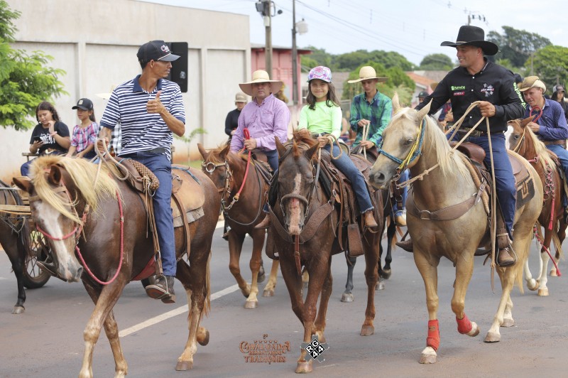 Cavalgada  reuniu diversos participantes em Pérola